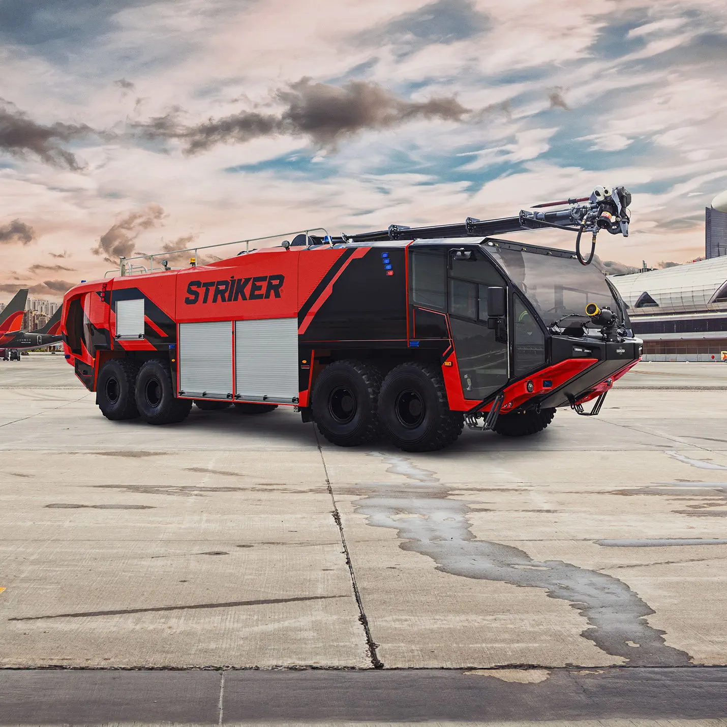 Пожарная машина для аэропорта - Striker® ARFF - Oshkosh Airport Products -  4x4 / 6x6 / 8x8