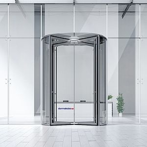 автоматическая карусельная дверь