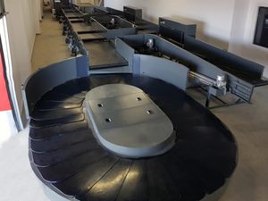 чешуйчатая багажная лента доставки багажа