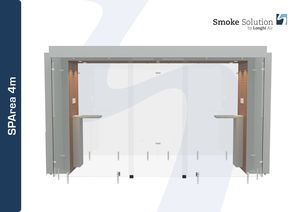 кабина для курения для интерьера