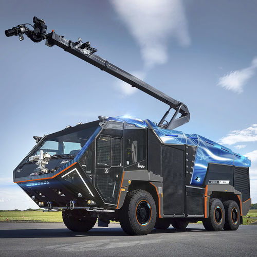 Пожарная машина для аэропорта - Z6 HYBRIDdrive - ALBERT ZIEGLER GMBH - 8x8 / экстренная помощь