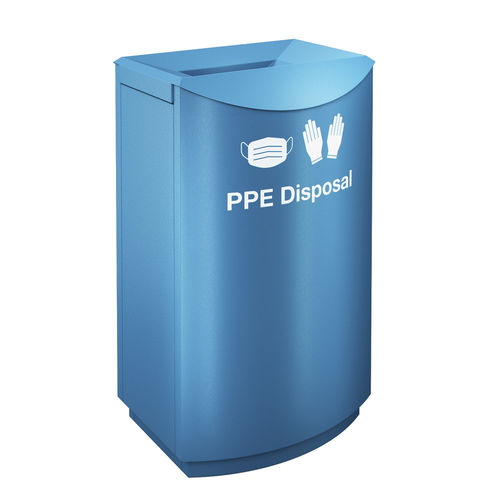 Мусорный контейнер для аэропорта - FFJ1-PPE - AUWEKO GMBH - напольный / с сортировкой