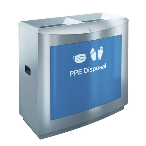 Мусорный контейнер для аэропорта - FAJP2X100-PPE - AUWEKO GMBH - напольный / с сортировкой