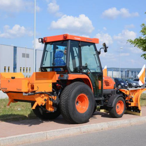 Машина для противообледенительной обработки для аэродрома - Tracon R - BUCHER MUNICIPAL - скребок