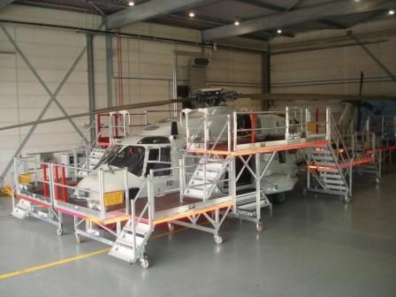 Система стыковки для самолета для вертолета - NH90 - CUSTERS HYDRAULICA BV - для фюзеляжа / для носовой части машины / для хвостовой части машины