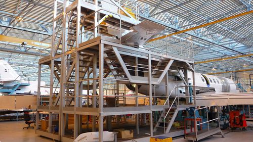 Система стыковки для самолета для самолета - CUSTERS HYDRAULICA BV - для хвостовой части машины / фиксированная / 4