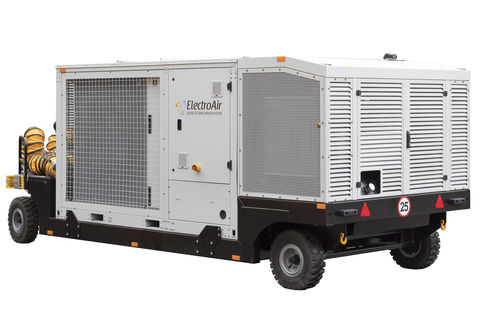 Мобильная установка предварительного кондиционирования воздуха - AIR CONDITIONING UNIT - EA-ACU-45 - ELECTROAIR - на прицепе / для аэропорта / для ангара