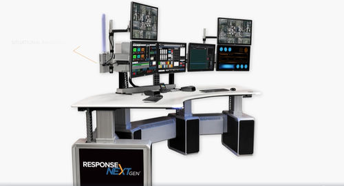 Индивидуальный пульт управления воздушным движением - Response NEXTGen - EVANS AIRPORT SOLUTIONS | NKI - изогнутый / со встроенным ящиком / для командно-диспетчерского пункта