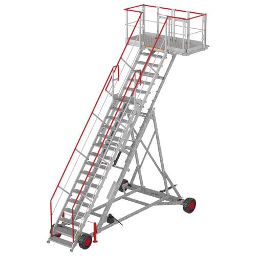 Стремянка для трассы - 25 km/h adjustable - FORTAL - для технического обслуживания / доступа / для вертолета