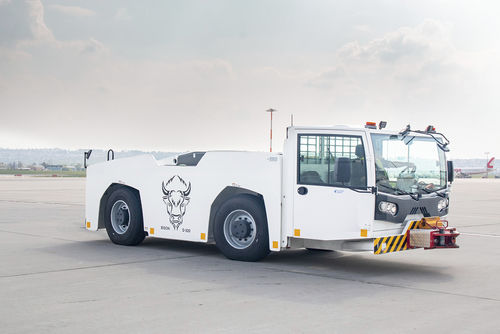Трактор для буксировки - BISON D 1000 - GOLDHOFER AKTIENGESELLSCHAFT - для летательного аппарата / электрический / с буксировочной штангой