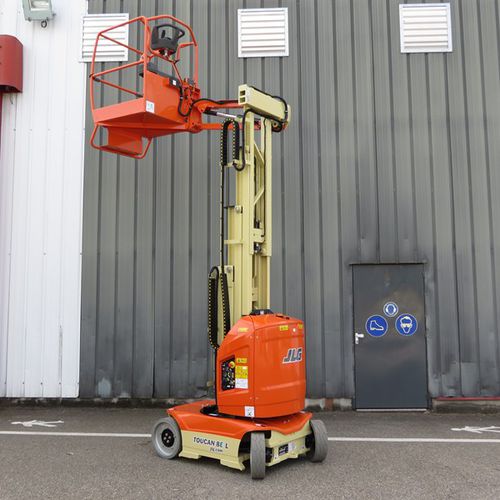 Рабочая подъемная платформа - TOUCAN 8E-L - JLG EMEA BV - одномачтовая / со стойкой / для аэропорта