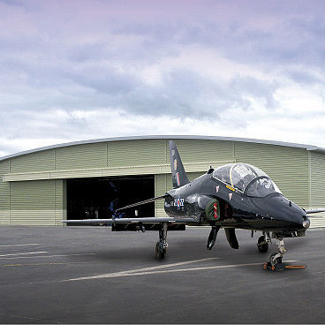 Ангар для вертолета - RAF Valley - JOHN REID & SONS (STRUCSTEEL) LTD - для самолета / открытый / для аэропорта