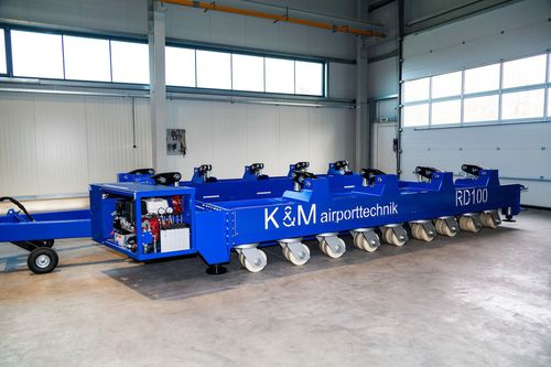 Прицеп для технической помощи - RD100 - K&M AIRPORTTECHNIK - более 6 осей / для аэропорта / для летательного аппарата