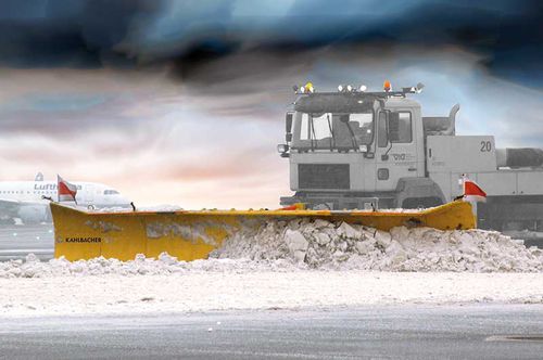 Снегоочиститель для аэродрома - VAMPIR KL 620 - KAHLBACHER MACHINERY GMBH - с наклонным отвалом