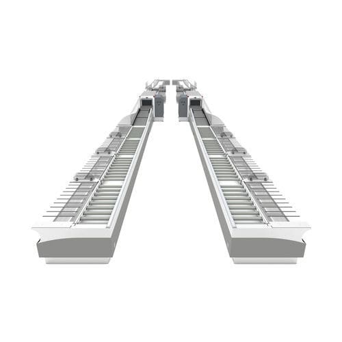 Ленточный конвейер - TRS™ FLIGHT - RAPISCAN SYSTEMS LTD - с роликами / багажный / модульный