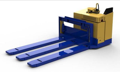 Погрузчик поддонов с местом для сидения водителя - Slave Pallet System - Pallet Master - SACO AIRPORT EQUIPMENT - гидравлический / с длинными вилами / для аэропорта