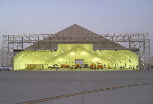 Телескопический ворота для ангара - SPRUNG STRUCTURES LTD.