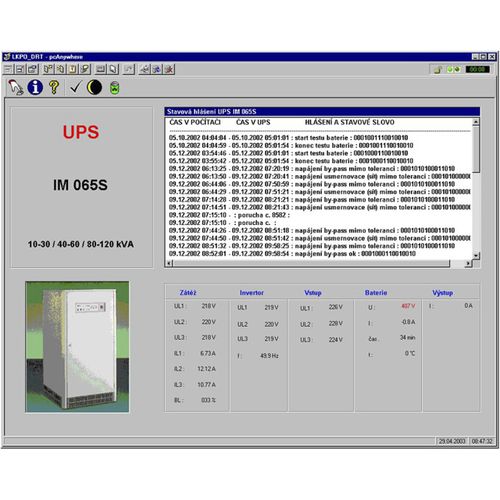 Испытательное программное обеспечение - UPS - TRANSCON ES - для наблюдения / для аэронавтики
