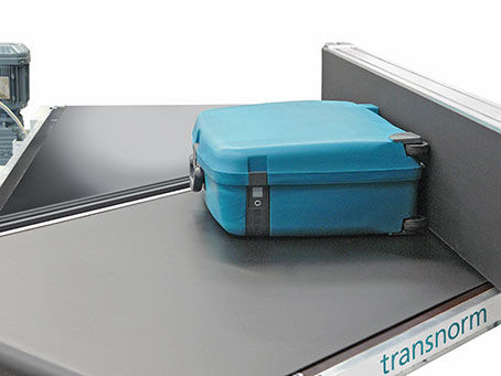 Горизонтальный перевод стрелки для конвейера - TRANSNORM SYSTEM GMBH - для аэропорта / для багажа