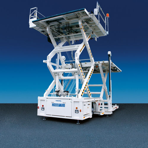Ножничный подъемник - CHAMP 70 series - TREPEL AIRPORT EQUIPMENT GMBH - для товаров / дизельный / электрический