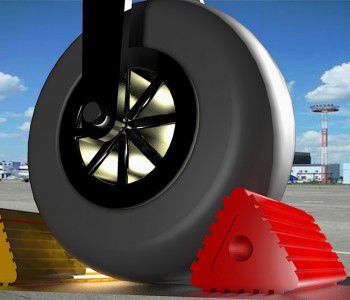 Противооткатный упор для колеса для летательного аппарата - TRIP & CO - AIRCARGO PRODUCTS - из каучука
