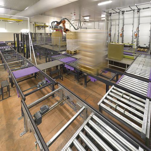 Конвейер с роликами - ULMA HANDLING SYSTEMS - для товаров / модульный / для аэропорта