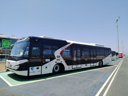 Автобус для аэропорта - GBD08D  - WEIHAI GUANGTAI AIRPORT EQUIPMENT CO., LTD - 51 + / электрический