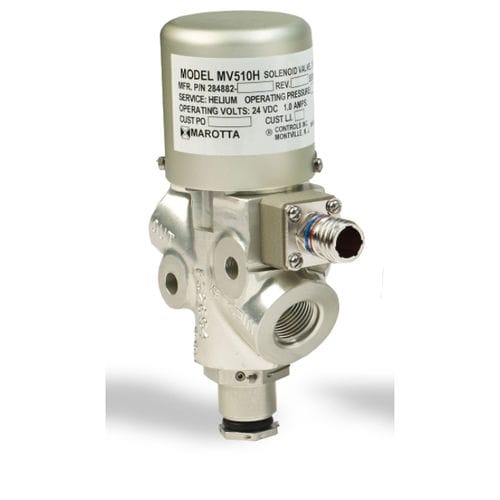 Электроклапан для летательного аппарата - MV series - MAROTTA CONTROLS, INC. - для топлива / для гидравлической жидкости / для газа