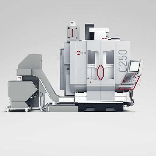 Обрабатывающий центр 5 осей - C 250 - MASCHINENFABRIK BERTHOLD HERMLE AG - вертикальный / для аэронавтики