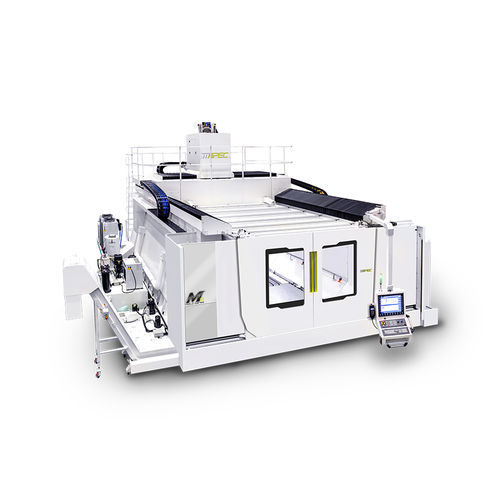 Обрабатывающий центр 5 осей - GM series - APEC CNC - с вращающимся шпинделем / для авиационно-космической промышленности / с рамой