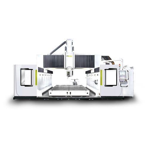 Обрабатывающий центр 5 осей - CM 3040 - APEC CNC - с вращающимся шпинделем / для авиационно-космической промышленности / с рамой