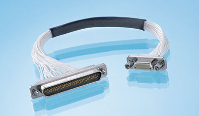 Коннектор РЧ - Micro-D series - AXON'CABLE - PCB / для пассажирского самолета / D-sub