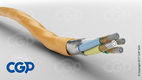 Кабель для самолета - ELECTROAIR® 7080 / 7083 - CGP - Cables for Global Performance - питания / устойчивый к истиранию / бронированный