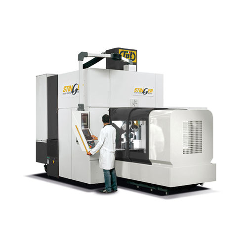 Фрезерный станок ЧПУ - STINGER - FPT INDUSTRIE SPA - вертикальный / для аэронавтики / 5 и более осей