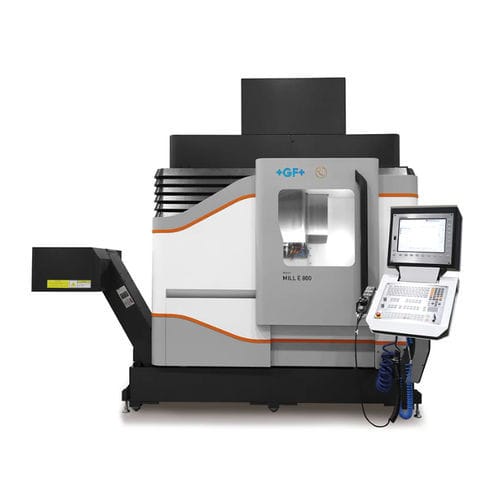 Фрезерный станок ЧПУ - MILL E 800 - GF MACHINING SOLUTIONS - вертикальный / для аэронавтики / 3 оси