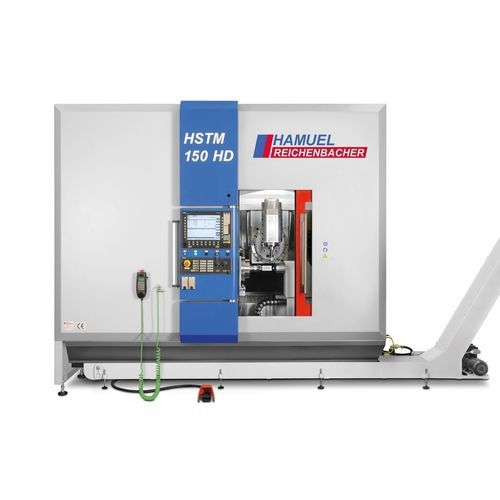 Обрабатывающий центр для мехобработки лопаток турбины - HSTM 150 HD - HAMUEL MASCHINENBAU GMBH & CO. KG - 5 осей / горизонтальный / для аэронавтики