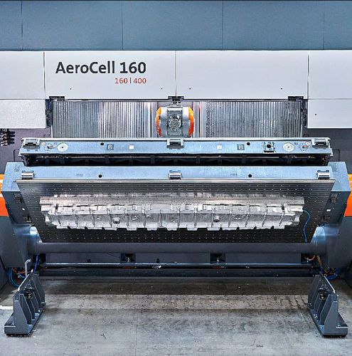 Обрабатывающий центр 5 осей - AEROCELL ®  160 - BAVIUS TECHNOLOGIE GMBH - горизонтальный / для аэронавтики