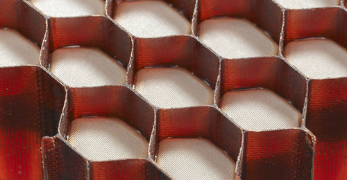 Сотовый наполнитель из алюминия - HexWeb® Acousti-Cap® - HEXCEL - для авиационно-космической промышленности