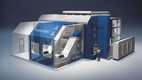 Расточный станок ЧПУ - PowerMax series - INNSE-BERARDI SPA - горизонтальный / фрезерный станок / 5 и более осей