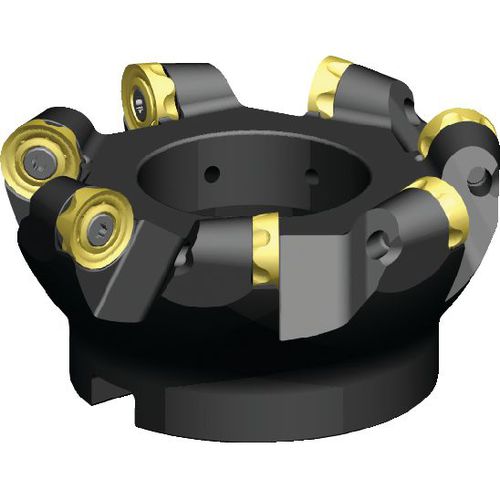 Фреза два размера - RCGX64 - KENNAMETAL FRANCE - для титана / для обработки поверхности / с пластинами
