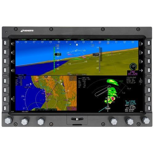 Экран полета MFD - Genesys Avionics Suite&trade; - MOOG INC. - PFD / EFIS / для самолета