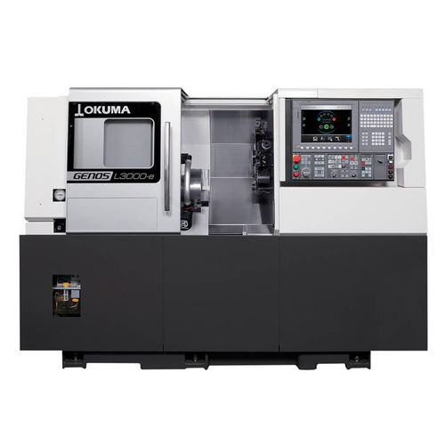 Горизонтальный станок для токарной обработки - GENOS L3000-e - OKUMA CORPORATION - ЧПУ / для авиационно-космической промышленности