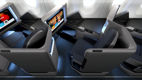 Экран для кабины самолета для развлечений в полете - BUSINESS CLASS - PANASONIC AVIONICS CORPORATION - сенсорный / HD