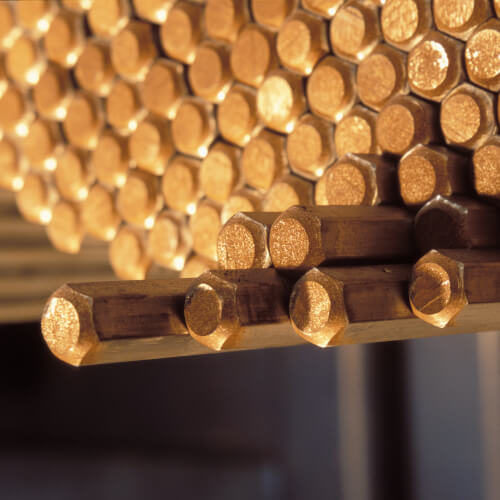 Медь в прутках - RELIANCE STEEL AND ALUMINUM CO - в форме трубы / для авиационно-космической промышленности