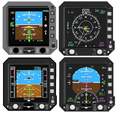 EFIS для самолета - EFIS - ROGERSON KRATOS / INTHEAIRNET - для вертолета / HD