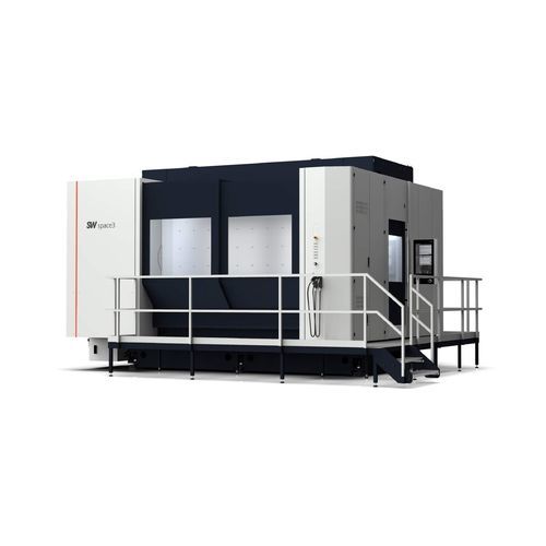 Обрабатывающий центр 5 осей - BA space3 - SCHWAEBISCHE WERKZEUGMASCHINEN GMBH - горизонтальный / для аэронавтики / ЧПУ