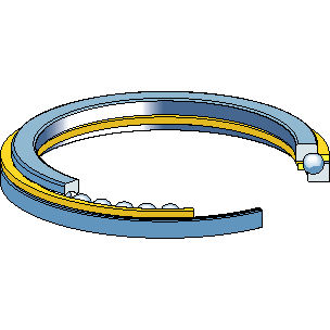 Шариковый упор - SKF AEROSPACE - с наклонным контактом / для большой скорости / с низким коэффициентом трения