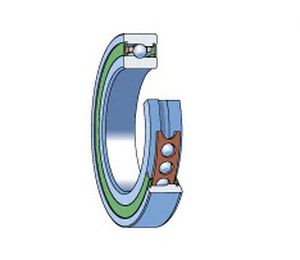 Шариковый подшипник - B series - SKF AEROSPACE - с наклонным контактом / для большой скорости