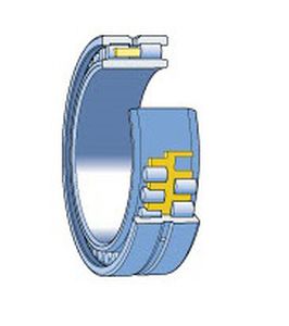 Роликовый цилиндрический подшипник - NNU 49 series - SKF AEROSPACE - двухрядный / сверхточный