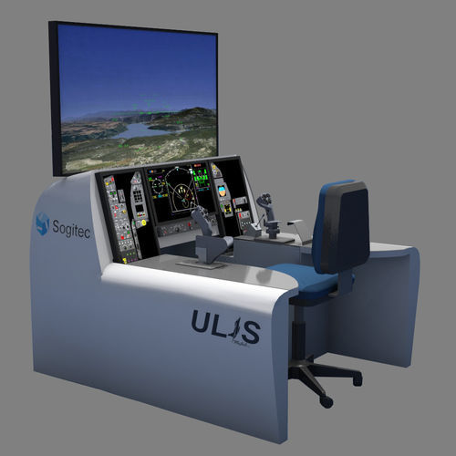 Симулятор полета - ULT - SOGITEC INDUSTRIES - тренировочный / в форме кокпита